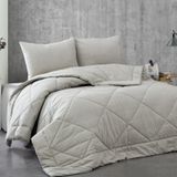 Komfort Home Çift Kişilik 100 Pamuk Kumaş Silikon Dolgulu Yorgan Seti / G3