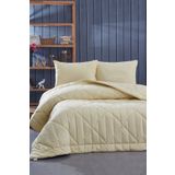Komfort Home Çift Kişilik 100 Pamuk Kumaş Silikon Dolgulu Yorgan+Yastık /G7