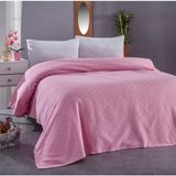 Komfort Home Çift Kişilik Çok Amaçlı %100 Pamuklu Pike 200 x 230 cm - Pembe