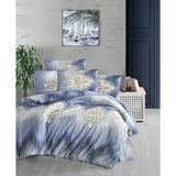 Komfort home çift kişilik polycotton nevresim takımı (safir) - 240 x 260 cm - Renkli