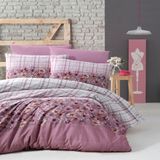 Komfort Home Çift Kişilik Ranforce Alvina Rose Nevresim Takım