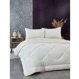 Komfort Home Çift Kişilik Welsoft Yorgan Çift Taraflı/Krem 195x215 cm