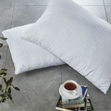Komfort Home Çizgili Pamuk Saten Yastık 800Gr (1 Adet)
