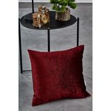 Komfort Home Düz Kırmızı İç Dolgulu Kırlent 45x45cm / 2 Adet
