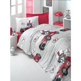 Komfort Home Genç Ranforce Nevresim Takımı (Racing Cars) - 160 x 220 cm - Renkli
