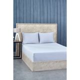 Komfort Home Penye Lastikli Açık Gri 100x200 cm Tek Kişilik Çarşaf Seti