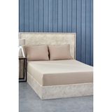 Komfort Home Penye Lastikli Bej 100x200 cm Tek Kişilik Çarşaf Seti