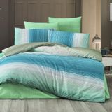 Komfort Home Rainbow Yeşil Tek Kişilik Polycotton Nevresim Takımı