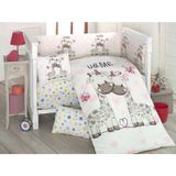 Komfort Home Sweet 8 Parça Ranforce %100 Pamuk Bebek Uyku Seti