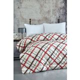 Komfort Home Tek Kişilik Baskılı Pamuklu Silikon Yorgan 155x215cm