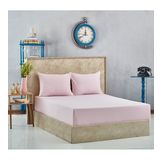 Komfort Home Tek Kişilik Pamuklu Penye Lastikli Çarşaf Seti 120x200 cm