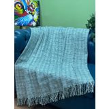 Komfort Home Tek Kişilik Pamuklu Skoç Kırık Desen Tv Battaniyesi 150x200 CM - Yeşil