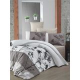 Komfort Home Tek Kişilik Polycotton Bellezza Kahve Nevresim Takımı