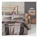 Komfort Home Tek Kişilik Ranforce Estela Brown Nevresim Takımı