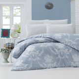 Komfort Home Tek Kişilik Ranforce Gloria Blue Nevresim Takımı