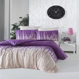 Komfort Home Tek Kişilik Ranforce Monte Lilac Nevresim Takımı