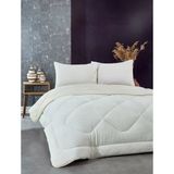Komfort Home Tek Kişilik Welsoft Yorgan Çift Taraflı / Krem 155X215 Cm