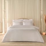 Komfort Home White Collection 120 Tel %100 Pamuk Percale Çift Kişilik Nevresim Takımı Beyaz - 200 x 220 cm