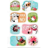 Komik Koyun Sticker Telefon Laptop Notebook Tablet Defter Matara Stiker Etiket ST1119