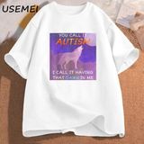 Komik Memes Dawg T-Shirt Boy Adam Coton Kısa Kollu T Shirt % Erkek Giyim Pamuk Tshirt S 2956 - Beyaz - XL