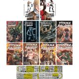 Komik Şeyler Yayıncılık Titana Saldırı Kayıp Kızlar 1-2+Çöküşten Önce Roman 3 Kitap+Çöküşten Önce Manga 5 Kitap 10 Kitap Set