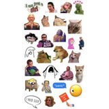 Komik Sticker Telefon Laptop Notebook Tablet Defter Matara Stiker Etiket ST1787