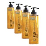 Komili 1878 Iconic Gold Peeling Etkili Premium Sıvı Sabun - 450 ml (4 paketi)