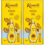 Komili Ayçiçek Yağı 5 Lt Teneke (2 paketi)