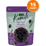 Komili Doğal Siyah Sele Zeytin 15 x 170g - 170 gr