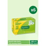 Komili Islak Havlu 3X60'lı X 6 Adet (1080 Yaprak)
