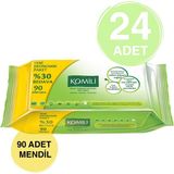 Komili Komili Islak Havlu Mendil 90'Lı 24 Paket