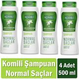 Komili Normal Saçlar İçin Vegan Temel Bakım Şampuanı 500 ML x 4 Adet
