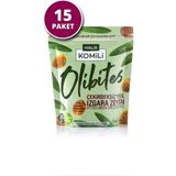Komili Olibites Çekirdeksiz Izgara Yeşil Zeytin 15X30G - 450 gr