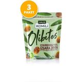Komili Olibites Çekirdeksiz Izgara Yeşil Zeytin 3X30G - 90 gr