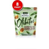 Komili Olibites Çekirdeksiz Izgara Yeşil Zeytin 8 x 30 gr - 240 gr