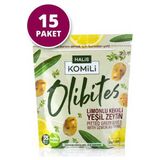 Komili Olibites Limonlu Kekikli Çekirdeksiz Yeşil Zeytin 15X30G - 450 gr