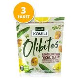 Komili Olibites Limonlu Kekikli Çekirdeksiz Yeşil Zeytin 3X30G - 90 gr