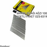 Komodo Maket Bıçağı Falçata Ağzı 1000 Adetli Paket - Beyaz