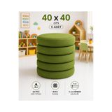 KOMODO SPORT Kreş Minderi Anaokulu Aktivite Minderi, Bahçe, Dekor, Sandalye Minderi 40x40x 5 Cm Yuvarlak Minder (5Adet)