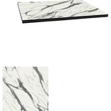 Kompakt Laminat Masa Tablası (70X70) - Afyon Marble