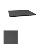 Kompakt Laminat Masa Tablası (76X76) - Antrasit Gri