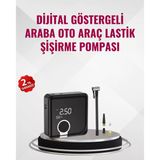 Kompakt Tasarımlı Led Işıklı Taşınabilir Hava Kompresörü Mir39136672