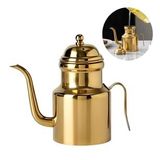 Komple 304 Çelik Gold 310 ml Yağdanlık Sosluk ve Sirkelik cin596sr