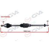 Komple Aks Sağ Milli Aks Lale Li Grande Punto 1.3 Mtj 2005 75Hp 918Mm