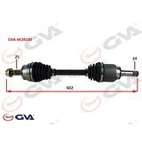 Komple Aks Sol Milli Aks Lale Li Grande Punto 1.3 Mtj 2005 75Hp 602Mm