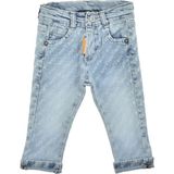 Komple Boys Baskılı Erkek Kot Pantolon Mavi - 18 Ay
