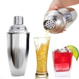 Komple Çelik 500ml Shaker Kokteyl Hazırlama Kabı Bardağı cin344