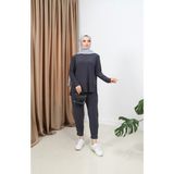 Komple Çimalı Şalvar Takım - Antrasit - 1