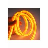 KOMPLİKE 220V Fişli Neon LED Gün Işığı – Yapışkanlı, Prizden Direkt Kullanım, Dekoratif Aydınlatma