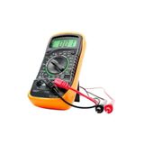 Komponentci Xl830l Işıklı Dijital Multimetre Voltmetre Ampermetre Avometre , 9v Pil Hediyeli